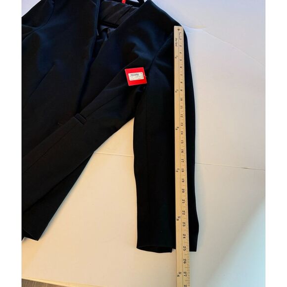Spanx Perfect Collarless Blazer Sz XL NEW Black 1 Button Jacket‎ Ponte Career - Picture 11 of 16